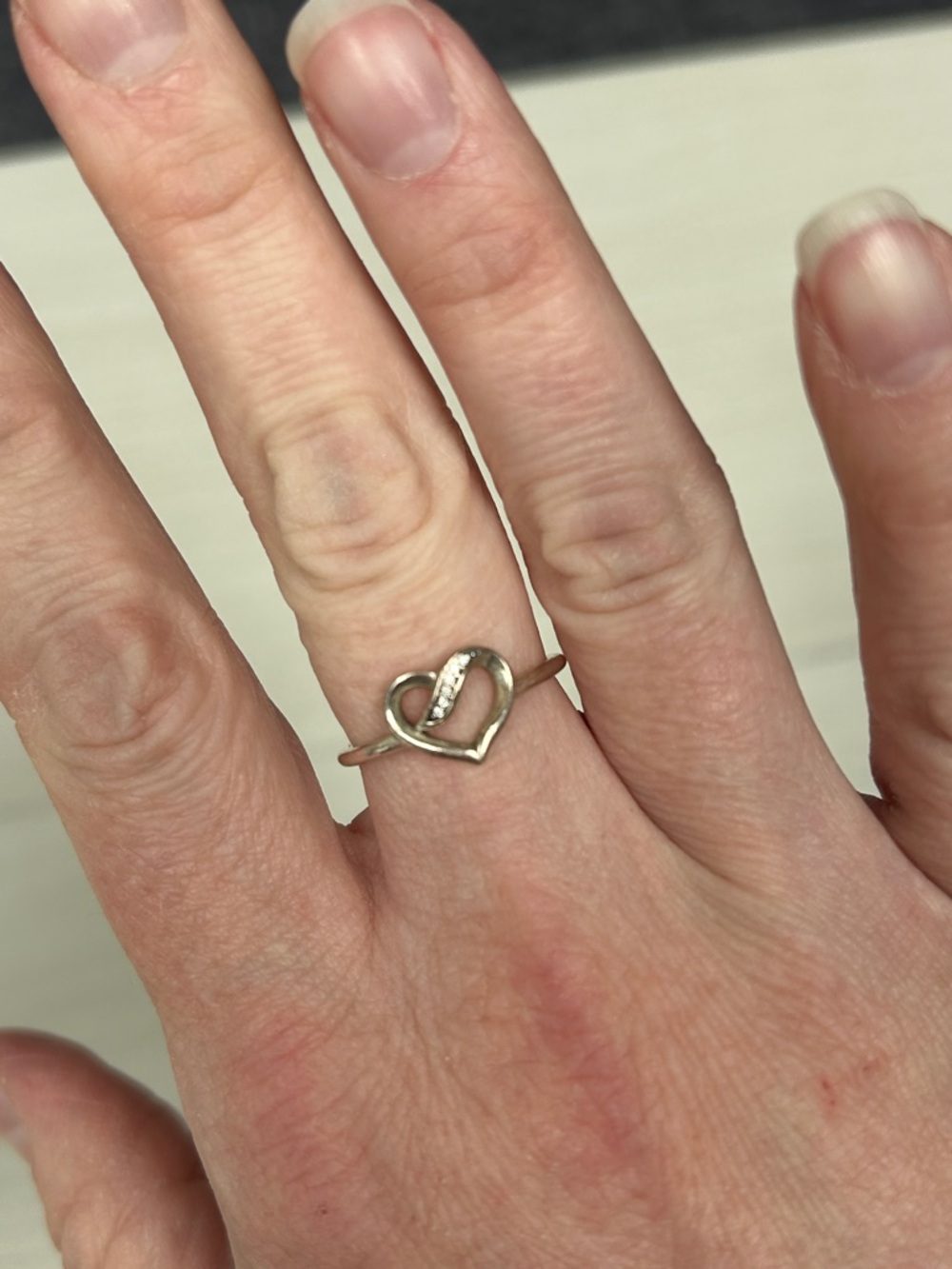Pandora Silver Heart Ring